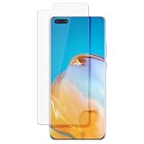 SWIDO Panzer Schutz Folie kompatibel mit Huawei P40 Pro, Displayschutzfolie, Panzerglas Folie, Ultra-Klar, 2 Stück, Made in Germany