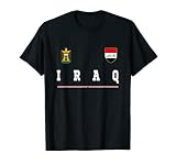 Iraq Sport-/Fußballtrikot mit Flagge, Fußball T-S