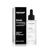 Neutriherbs Snail Mucin Essence, Niacinamide Serum Gesicht-50ML, All-In-One Schneckenschleim Gesichtsserum, Dark Spot Correcting Glow Essence, Anti-Aging Beruhigend Gesichtsgel S