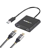 StarTech.com USB 3.0 auf Dual HDMI Adapter, USB 2x HDMI Monitor Konverter für Windows(macOS/ChromeOS/Linux nicht unterstützt)