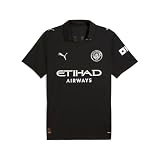 Puma Manchester City FC Herren Auswärtstrikot 25/26, Schwarz (Black), M