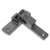 CANIGHT Robuste 90 Grad Klappriegel Für Scheunentor Garagentorriegel Türriegelriegel Hochleistungs Stahl Schwarz 2er S