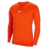 Nike Herren Park First Layer Jersey LS Trikot, Safety orange/White, M