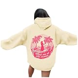 GFPGNDFHG Dirndl Sale Outlet Fleecejacke Damen Fliesjacken Für Frauen Zipper Hoodie Pink Palm Puff Hoodie Sommer Oberteile Damen Oversize Pullover Herren Lederjacke Damen Schwarz Winterjacke D