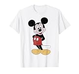 Disney Mickey Mouse T-Shirt im Vintage-Stil mit Mickey-Pose-Grafik T-S