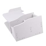 HOMSFOU Stb-ständer Stand Router-halter Wlan-ständerwand Regale Für Konsole Montieren Regal Zur Wandmontage Schwebende Konsole Router-lagerregal Montiert Regal Für Steht Router -regal Weiß