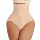 Bauchkontrolle-Shapewear Für Damen, Taillenmieder, Schlanker, Hoch Taillierter Body Shaper, Miederhose, Taillentrainer (Beige, 3XL)