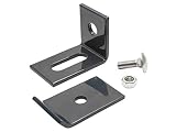 Montagewinkel RAL 7016 Anthrazit I Wandanschlusswinkel I Winkel I Verbinder I Mattenverbinder I Zaun I G