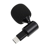 ULDIGI 1Stk Mikrofon Stecker USB c mikrofon USB-Kondensatormikrofon Handy mikrofon konferenzmikrofon konferenz-mikrofon Gaming mic USB c stecker Lautsprecher Tablet-Mikrofon Schwamm Black