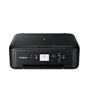 Canon PIXMA TS5150 Drucker Farbtintenstrahl Multifunktionsgerät DIN A4 (Scanner, Kopierer, Farbdisplay, 4.800 x 1.200 dpi, USB, WLAN, Duplexdruck, 2 Papierzuführungen) schw