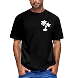 Tshirt Herren Shirt Österreich Arbeits T-Shirt T-Shirts Polterabend Funktionsshirt T Shirt 4XL Herren Langarm Shirts Für Tshirt Modern Funktions Poloshirt Kurzarm Business (2-Schwarz,S)
