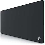 TITANWOLF - XXL Speed Gaming Mauspad Titanwolf Schwarz 900 x 400mm - XXL Mousepad - Tischunterlage Large Size - verbessert Präzision und Geschwindigk