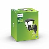 Philips Creek Wandleuchten für den Außenbereich, E27-Fassung, wasserfest, schwarz, IP44, w