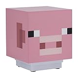 Minecraft Schwein-Licht mit Sound - Offiziell lizenziertes Handheld-Nachtlicht & lustiges Minecraft-Spielzeug für Kinder, Zimmerdeko, Geschenk für Gamer, Batteriebetrieb