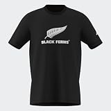 adidas Herren Black Ferns Logo Shirt, Black, XXL