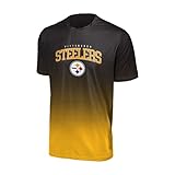 FOCO Pittsburgh Steelers NFL Gradient Mesh Jersey Short Sleeve Herren T-Shirt - XL