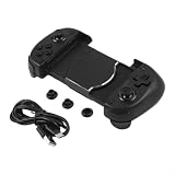 Accarugty Wireless 5.0 Stretchable Game Controller für PS4, Switch & PC — Ergonomische LED-Hintergrundbeleuchtung, passend für Handys 135-173 mm (Schwarz)