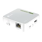 TP-Link TL-WR902AC AC750 WLAN Nano Router (433Mbit/s (5GHz) +300Mbit/s (2,4GHz) (tragbar, Accesspoint, TV Adapter, Repeater, Router, Client, Media, FTP Server), weiß/g