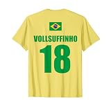 Herren Brasilien Party & Sauf Trikot für Malle Urlaub Partycrew T-S