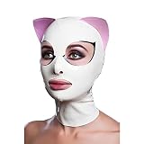 Sexy Latex Maske Mit Katzenohren Sm Maske Gummimaske Bdsm Sex Toys Cosplay Party Maske Latex Halloween Maske Sex BDSM Maske Extremes Sexspielzeug Für Paare Frauen(M)