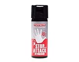 Perfecta Pfefferspray Stop Attack Extreme, Tierabwehrspray 50 ml, Abwehrspray ideal zur Selbstverteidigung, 5 m Sprühw