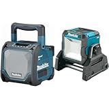 Makita DMR202 Bluetooth-Lautsprecher & ML003G LED-Baustrahler 18V-40V max