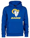 New Era - NFL Los Angeles Rams Team Logo and Name Hoodie - Rams Blau Farbe Rams Blau, Größe M
