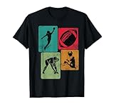 USA American Football | Vintage Rugby Ball Football Trikot T-S