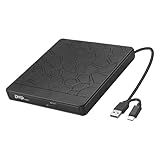 HOOLRZI Tragbares Disc Laufwerk Mit USB Portspeicher Kartenschlitz Für Fenster Linux Systeme Externe Discbrenner Portable Brenner Mit Kartensteckp