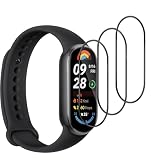 Vanrain Schutzfolie für Xiaomi Mi Band 9, 3 Stück Flexible HD Weich Folie Anti-Kratzer Blasenfreie Displayschutzfolie Vollständige Abdeckung