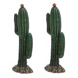 DECHOUS 2St Mini-Kaktusfiguren gefälscht Kleiner Kaktus Basteln Sie Kaktusdekore Kakteenerde Ort Funky kunstpflanze kunstplflanze Mini- -Kaktus- autoinnenraumverzierungen PVC G