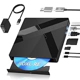 Externe Blu-Ray-Laufwerke, Blu-Ray-Brenner, 40 Gbit/s mit HDMI/LAN-Anschluss, externer Blu-Ray-Brenner, unterstützt 100 G Disc R/W, externes Blueray/DVD-Laufwerk für PC, Windows, Linux, MacOS