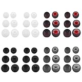 Jaimela Ersatz Ohrstöpsel [48 Stück] - Silikon Buds Set, Ersatzpolster Ohrpolster Kopfhörer Aufsätze In-Ear, 11mm 12mm 13mm 3 Größen, Kompatibel Mit Den Meisten In-Ear Kopfhö