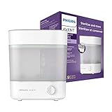 Philips Avent Scf291/00 Elektrischer Sterilisator 2-in-1, 1,78 kg, Farbe, Unisex, Weiß