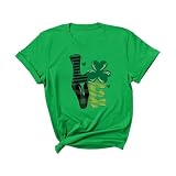 Tshirt Damen Angebot Blusen Damen Kurzarm Damen Shirt 3/4 Arm Bunt Sommer Oberteile Damen Locker Weisses Shirt Damen Seide Damen Tops Sommer Locker Baumwolle Sale Angebote Damenmode S