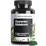 Melatonin Gummies – 0,5mg Melatonin Schlafhormon – 90 Gummies mit Vitamin B6 & Minzgeschmack – vegan – laborgeprü