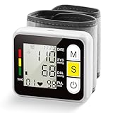 Automatisches Handgelenk Blutdruckmessgerät, mit Speicher, Positionierungssensor für genaue Messung, Manschettensitzk