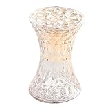 Couchtisch Farbenfroher Ottoman-Sitzhocker mit Stauraum, Akzent-Beistelltisch in Sanduhrform, Beistelltisch, kleiner Couchtisch, Ecktisch for Wohnzimmer, Nachttisch for Schlafzimmer Beistelltisch(T