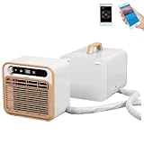 Tragbare Mini-Klimaanlage, Split-Kühlsystem, 5000 BTU, leise Kühlung, keine Fensterabdichtung erforderlich, Touch-Bedienung & Fernbedienung, Timer-Steuerung(With 2-meter connecting pipe)