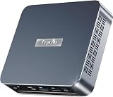 Trycoo WI-6 Mini PC 16 GB RAM 512 GB M.2 SSD, Mini-PC mit Intel 12. N100-Prozessor (bis zu 3,4 GHz), 4K Mini Desktop PC mit Windows 11 Pro, Gigabit Ethernet/WiFi/BT/2* HDMI/USB-C, für Alltag Verw