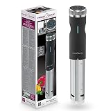 ProfiCook® Sous Vide Stick | Jogurt-, Warmhalte- u. Auftaufunktion | Sous Vide | bis 90°C u. 99h Timer | Slow Cooker | Integrierte Befestigungsklemme | Touchdisplay | Edelstahlgehäuse | PC- SV 1126