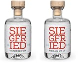 Siegfried Rheinland Dry Gin | Weltweit ausgezeichneter Premium Gin | Micro-batch Gin mit 18 Botanicals | Regionalität und Weltklasse | 41% Vol. | 40ML (Packung mit 2)