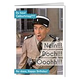 modern times Grußkarte mit Umschlag/Klappkarte LUSTIG - Motiv: GEBURTSTAG NEIN!!! DOCH!!! OOOHH!!! - 86661193, Anlass: Geburtstag, Künstler/Verlag, Größe: 11,5x16