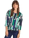 CECIL Damen B321921 Shirt mit Ösen, fir Green, M