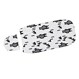 Qukaim Baby Swaddle Sack Swaddle Sack Soft Elastic Anti Schrecken Baby Swaddle Blanket Hat Set, Neugeborene Wrap für 0 bis 3 Monate, Baby Bär Desig