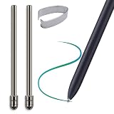 sciuU [2er Pack Titanlegierungs Spitzen kompatibel mit Samsung Galaxy Tab S9 / S7 / S8 / Smartphone Galaxy S22 / Galaxy S23 Ultra Pen Stylus, Metallisch Ersatzspitze Spitze Bleistift Tipps Tips Nib