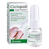 Ciclopoli gegen Nagelpilz, bei Pilzerkrankungen der Nägel, Anti-Pilz-Nagellack mit bewährtem Wirkstoff Ciclopirox und Tiefwirk-Effekt, nur 1x täglich auftragen, 3.3