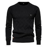 WKAYsIV Wetterjacken Herren Wasserdicht Atmungsaktiv Mit Top Pullover Sexy Herren Mantel (Black, L)