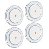 Obeaming 4 x 12V LED Lampe Deckenleuchte Wohnmobil Boot, Dimmbar Eingebauter Dimmschalter 76mm 320lm Aufbauleuchte, für Wohnwagen Yacht Auto Innenbeleuchtung (3000K)