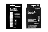 Kaldewei 687673570001 Email-Ausbesserungs Set Spachtel, Spachtelmasse, Härter und Spray, alpinweiß